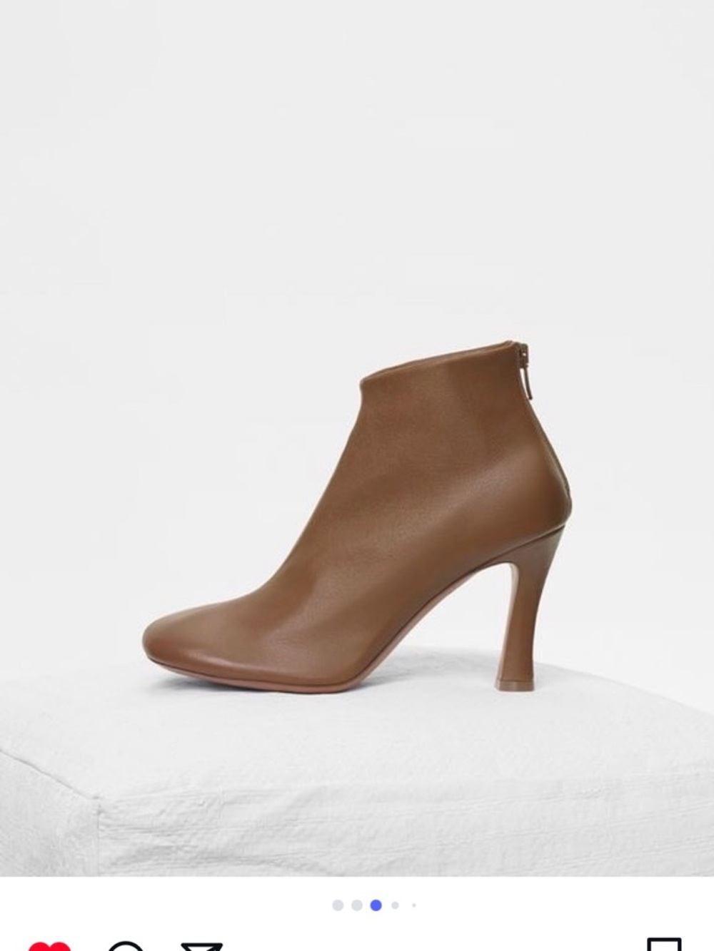 Celine Brown bootie  Leather stretch Napa glove Bootie 90 with box - Picture 4 of 9